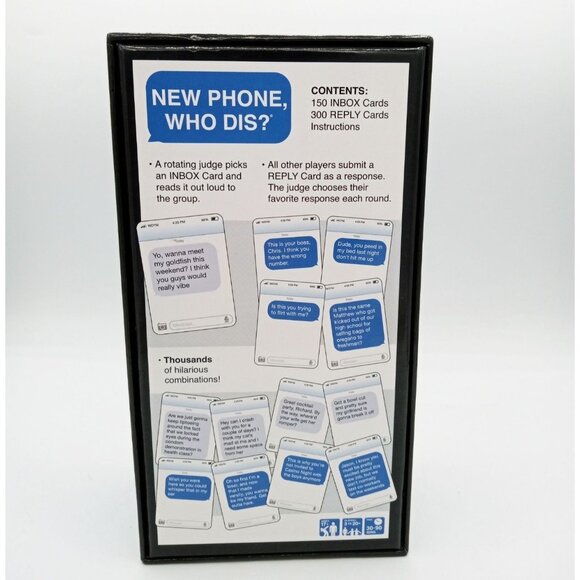 New Phone Who Dis? Adult Party Card Game Offline Text Messaging Ages 17 and Up - Picture 10 of 15